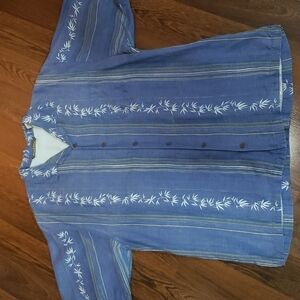 Tommy Bahama Silk Hawaiian Shirt | Size Large